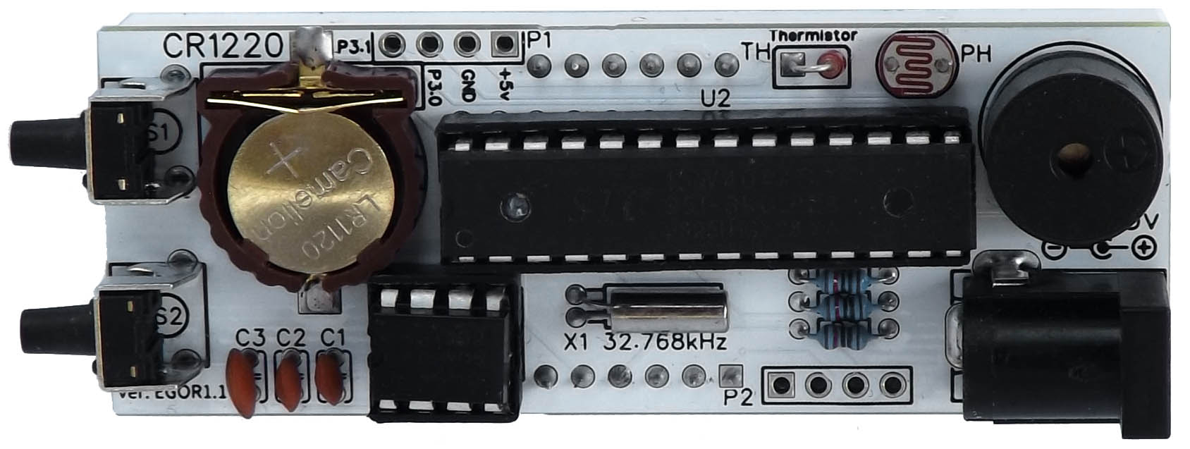 Печатная плата часов в сборе